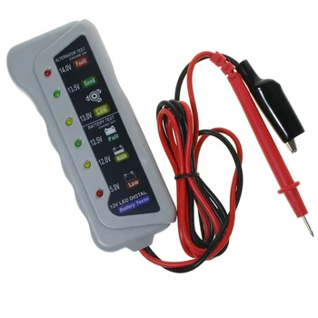 

5-14V 6LED 6 LED Lights Display Car Diagnostic Tool Auto Battery Tester Panel Indicator Digital Alternator Tester