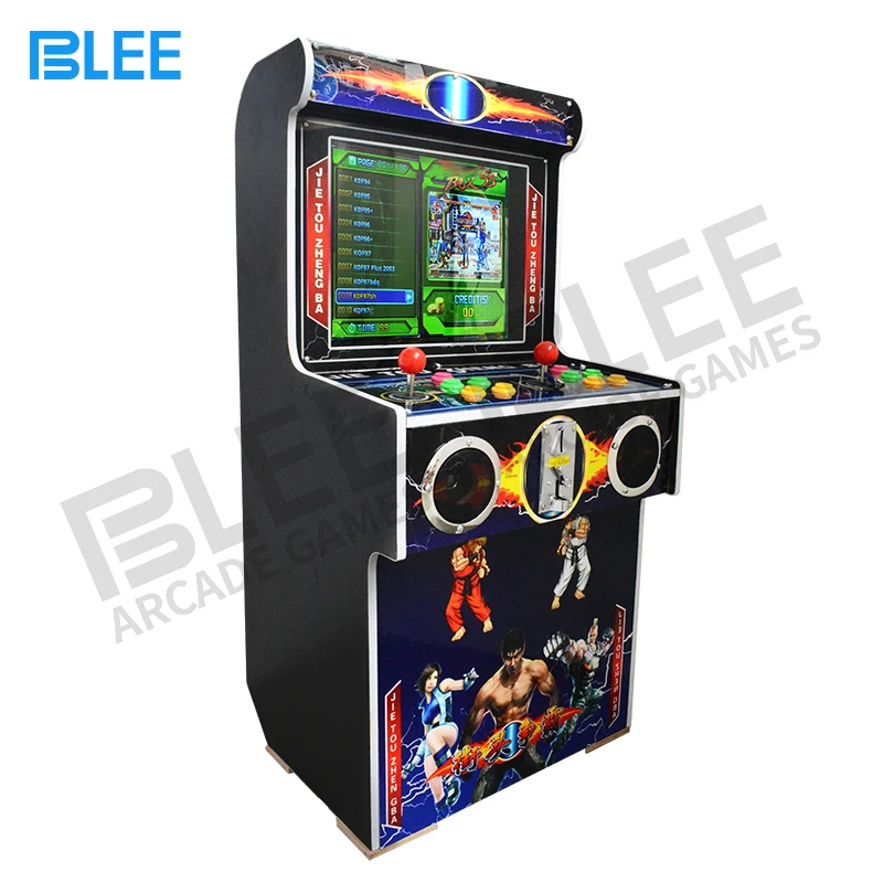 

2 player Retro Arcade Game Machine with 19" LCD screen build in 3D box 2200 in 1 video Games Street Arcade Fighting Box Console