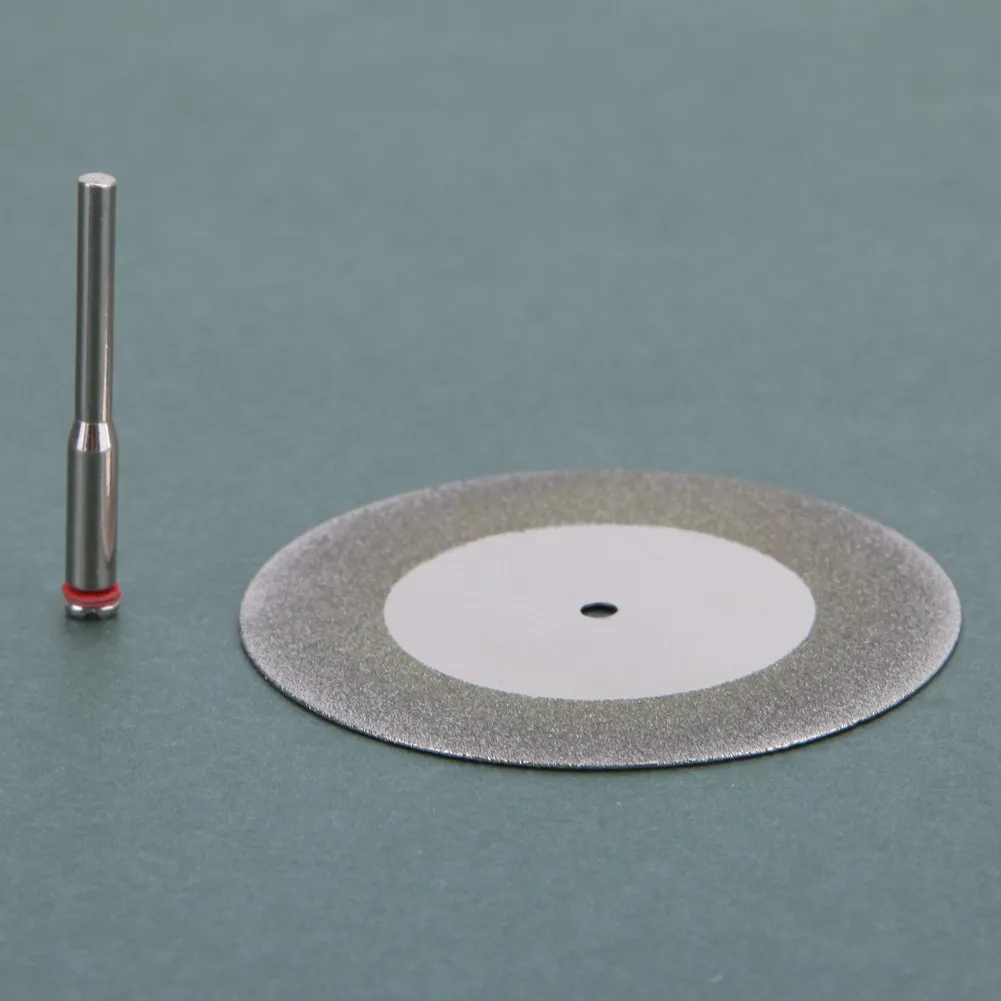 60 мм алмазный режущий диск для мини-сверла Dremel инструменты Алмазный диск стальной роторный инструмент циркулярная пила абразивный пильный