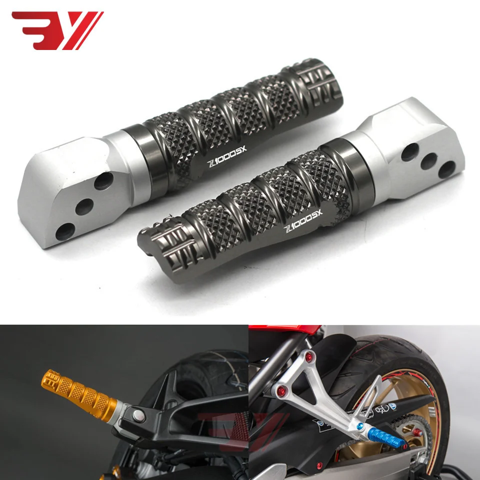 BYSPRINT CNC аксессуары Пассажирские подножки Задние мотоцикла для KAWASAKI Z1000SX Z1000 SX Z 1000SX