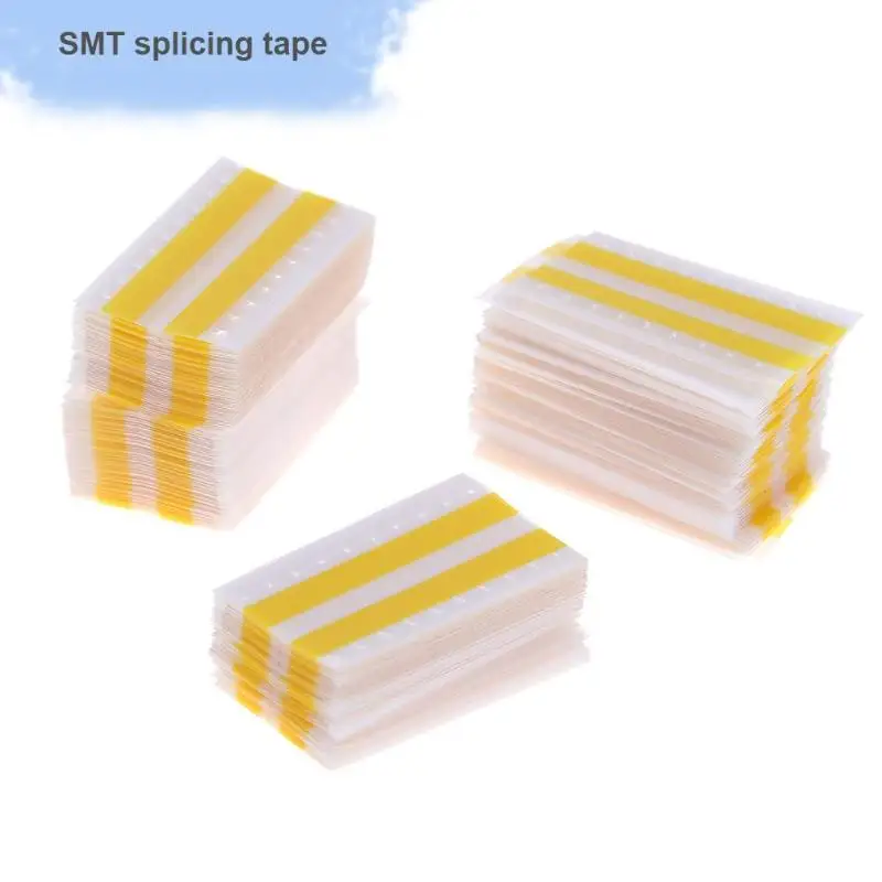 

8mm SMT Double Face Rectangular Splice Tape Film Joining Splicing Tape Using Rest Components Exact in the Raster Yellow