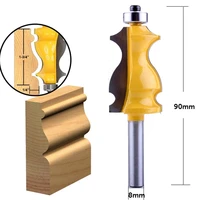 כלים לעיבוד 5Pc 8mm Shank מארז & נתבו דפוס Base Bit Set Cnc קו הסכין הניגר קאטר שֶׁגֶם קאטר כלים לעיבוד עץ (3)