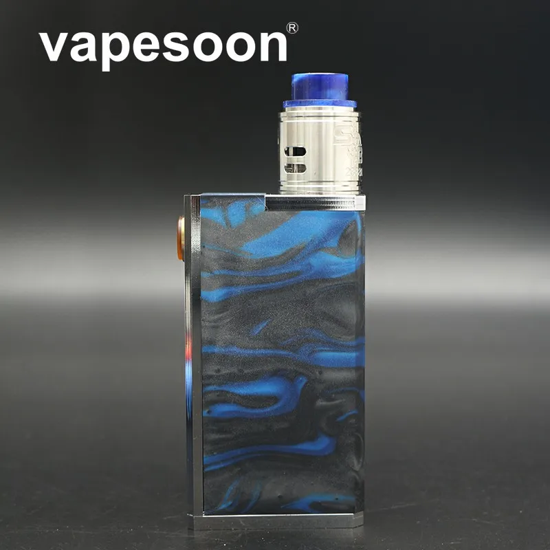 Vapesoon SOB V4 18650 Аккумуляторный механический мод электронная сигарета комплект с Outlaw RDA комплект подходит 2*18650 батареи для 510 нить RDA Атомайзер - Цвет: Blue