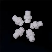 ZLinKJ 5 шт. RO водопроводный соединитель белый 1/4 ''Push Fit трубка 1/4'' резьба Мужская быстрое соединение