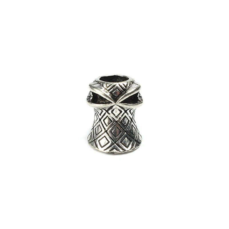 5 قطعة سحر الجمجمة Paracord اكسسوارات بقاء قلادة DIY مشبك سوار Paracord سكين Lanyar Paracord الخرز