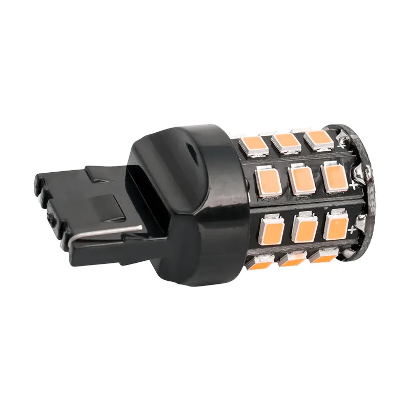 T20 7440 W21W 33 SMD 2835 Светодиодный автомобиль красный Tial светильник WY21W Янтарный задний Поворотная сигнальная лампа W21 белый парковка светильник s Авто Противотуманные огни 12В