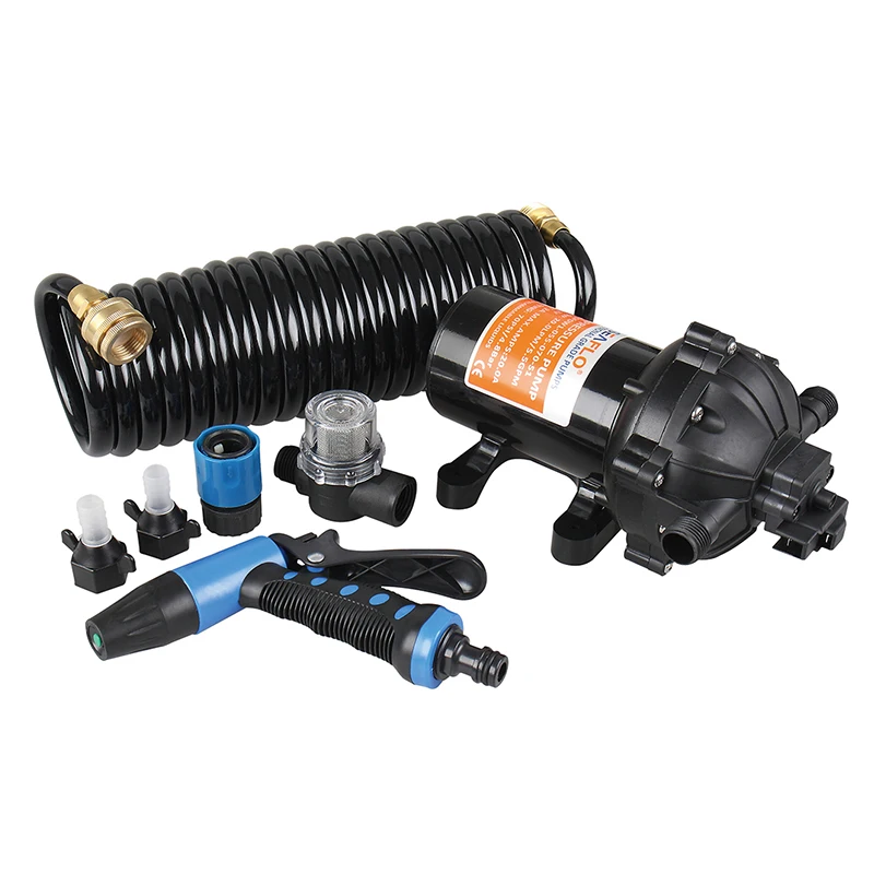 

Washdown Spray Pump Kit SEAFLO 70 PSI 18.6 LPM 5.0 GPM Boat Marine RV Replace Jabsco Shurflo