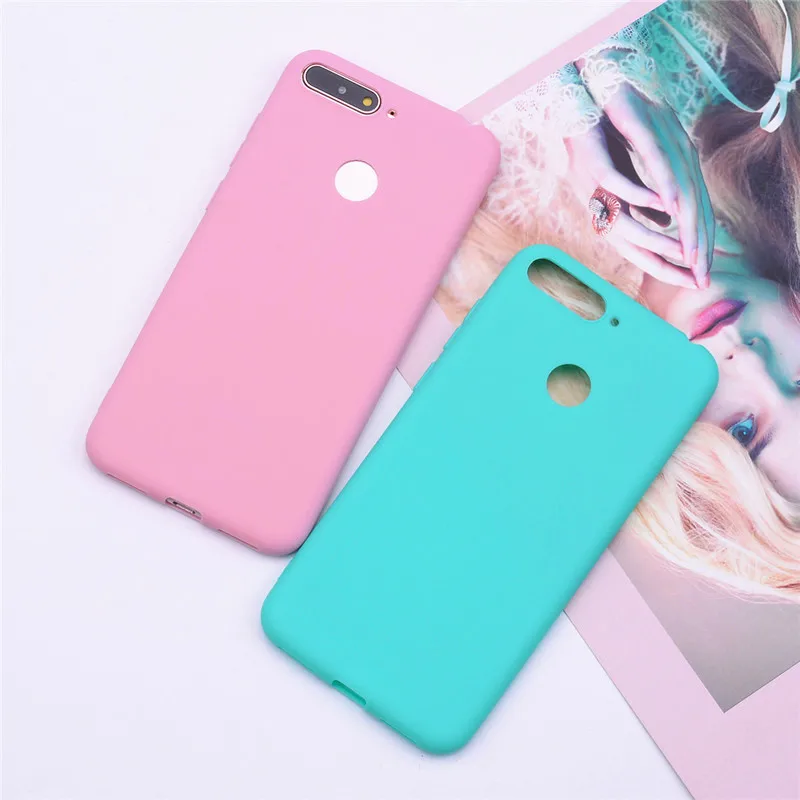 honor 7C 5.7 Cases on for Huawei AUM-L41 case inch Soft TPU Back Cover skin For Honor Phone Bag |