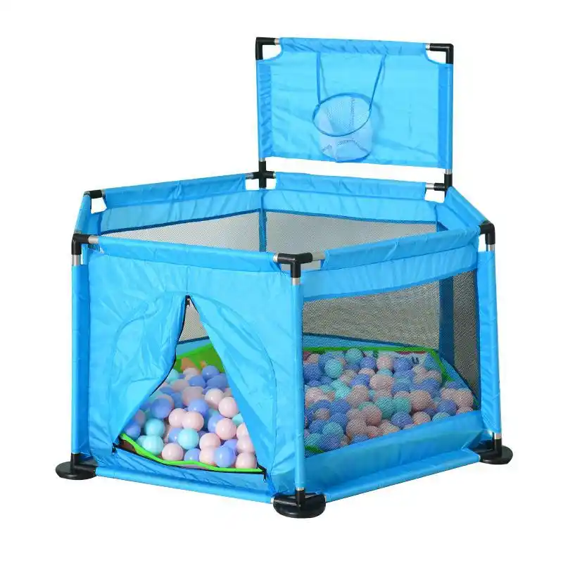 Large Space Baby Play Yard Not Includes Balls Red Portable Indoor Outdoor Baby Playpen Toddlers Children Safety Ball Pit Fun Activities Popular Toys