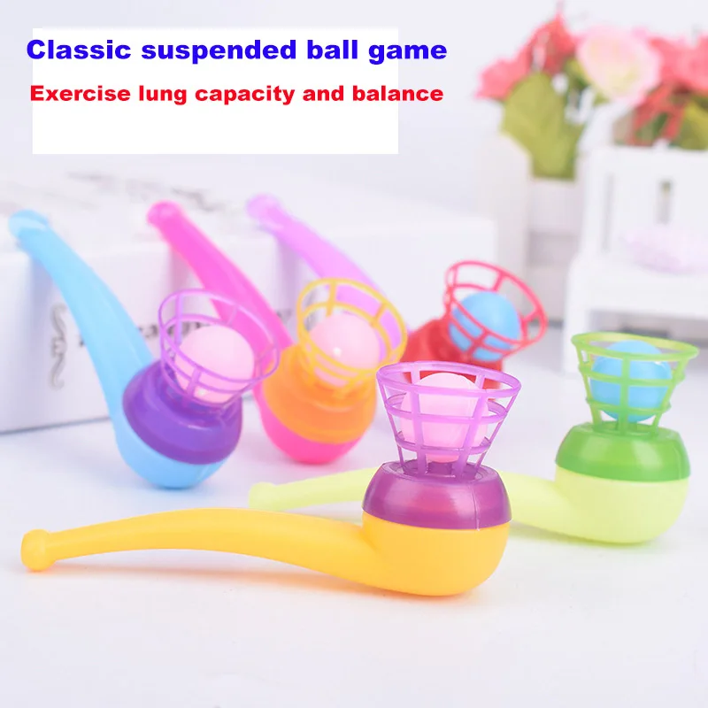 Huilong ностальгические классические игрушки детский подвесной шар пластиковая головоломка волшебный шар пластиковый дующий шар случайный цвет