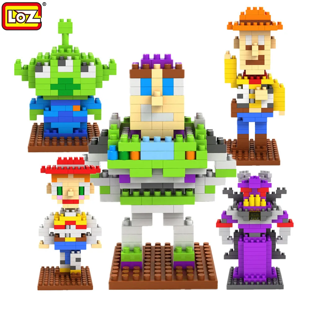 LOZ Toy Story Action blocks ego legoe star wars duplo font b lepin b font toys