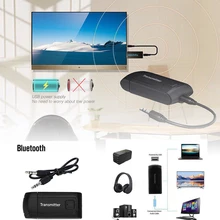 4,2 ключ Bluetooth передатчик адаптер стерео USB 3,5 мм для ТВ ПК компьютер автомобильные наушники динамик Портативный беспроводной приемник