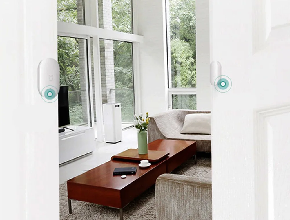 xiaomi датчик двери окна карманный размер xiaomi умный дом наборы сигнализации работа с шлюзом mi jia mi Home app