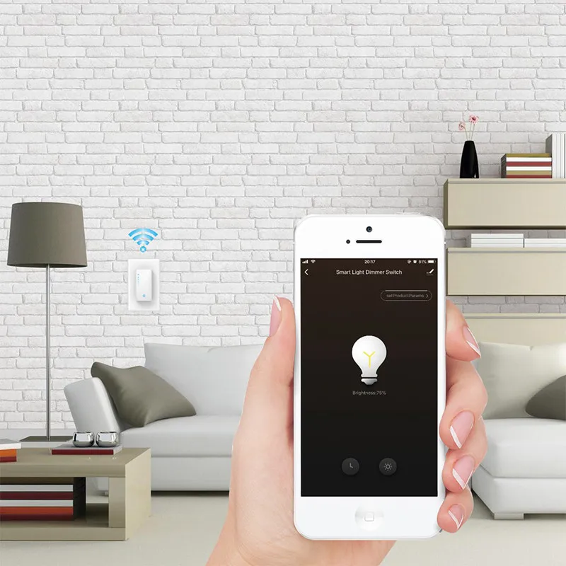 HATOSTEPED Smart Light Switch WiFi Интеллектуальный переключатель с таймером Американское