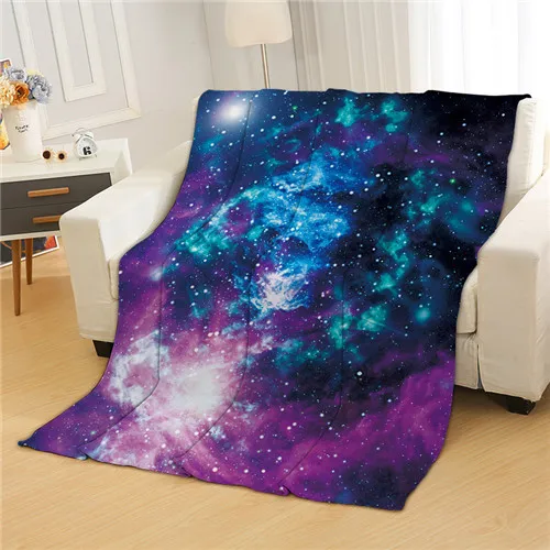 Флисовое одеяло Ван Гог «Звездная ночь Галактика», коврик для ванной, полотенце для сна, путешествий, дома, сна, спальни, одеяло для пикника, детский подарок - Цвет: Style 5