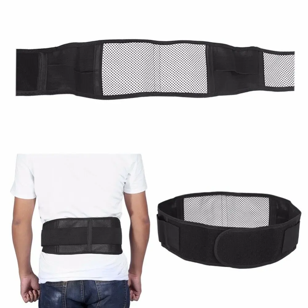 Adjustable Waist Tourmaline Self heating Magnetic Therapy Back Waist Support Belt Lumbar Brace Massage Band Health Care