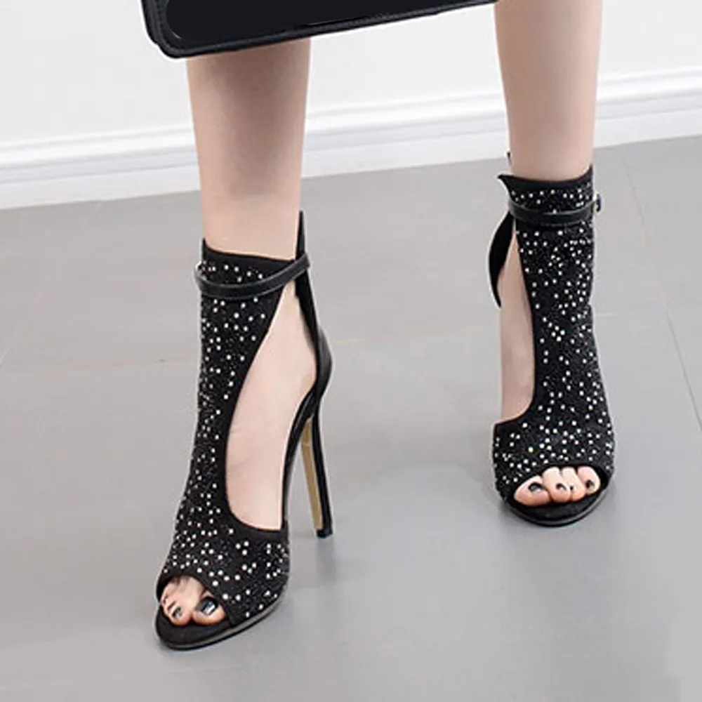 New Peep Toe Plastic Short Boots Sexy Women's Diamonds High Heeled Sandals gladiator sandals women high heels sandals high heels New Peep Toe Plastic Short Boots Sexy Women's Diamonds High Heeled Sandals gladiator sandals women high heels sandals high heels
