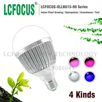 45W LED Grow Light Full Spectrum Red With Blue 3W Chip 85-265V E27 LED Bulb For Greenhouse Tent Hydroponics Indoor Plant Growing