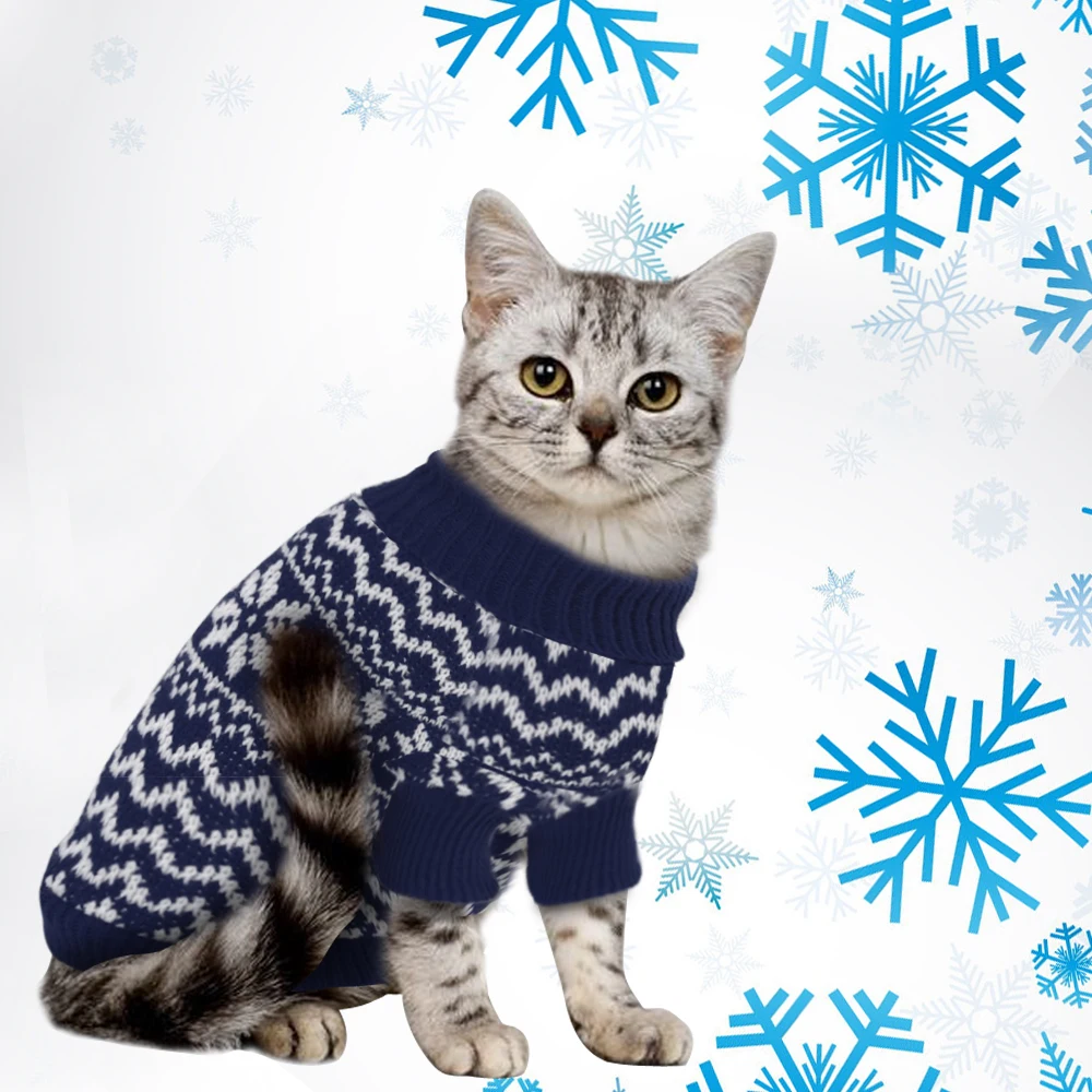 Pet Cat Puppy Sweater Winter Cat Clothes For Small Medium Dogs Turtleneck Knitwear Chihuahua Clothing Dog Cat Costume Ropa Perro Pet Cat Puppy Sweater Winter Cat Clothes For Small Medium Dogs Turtleneck Knitwear Chihuahua Clothing Dog Cat Costume Ropa Perro