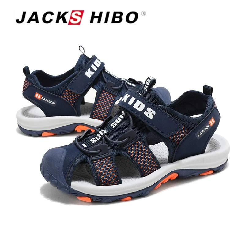 JACKSHIBO Kid Sandals Summer Kids Shoes Closed Toe Children Beach Sandals for Toddler Boys Sandals Hook&Loop Slipper for Child JACKSHIBO Kid Sandals Summer Kids Shoes Closed Toe Children Beach Sandals for Toddler Boys Sandals Hook&Loop Slipper for Child