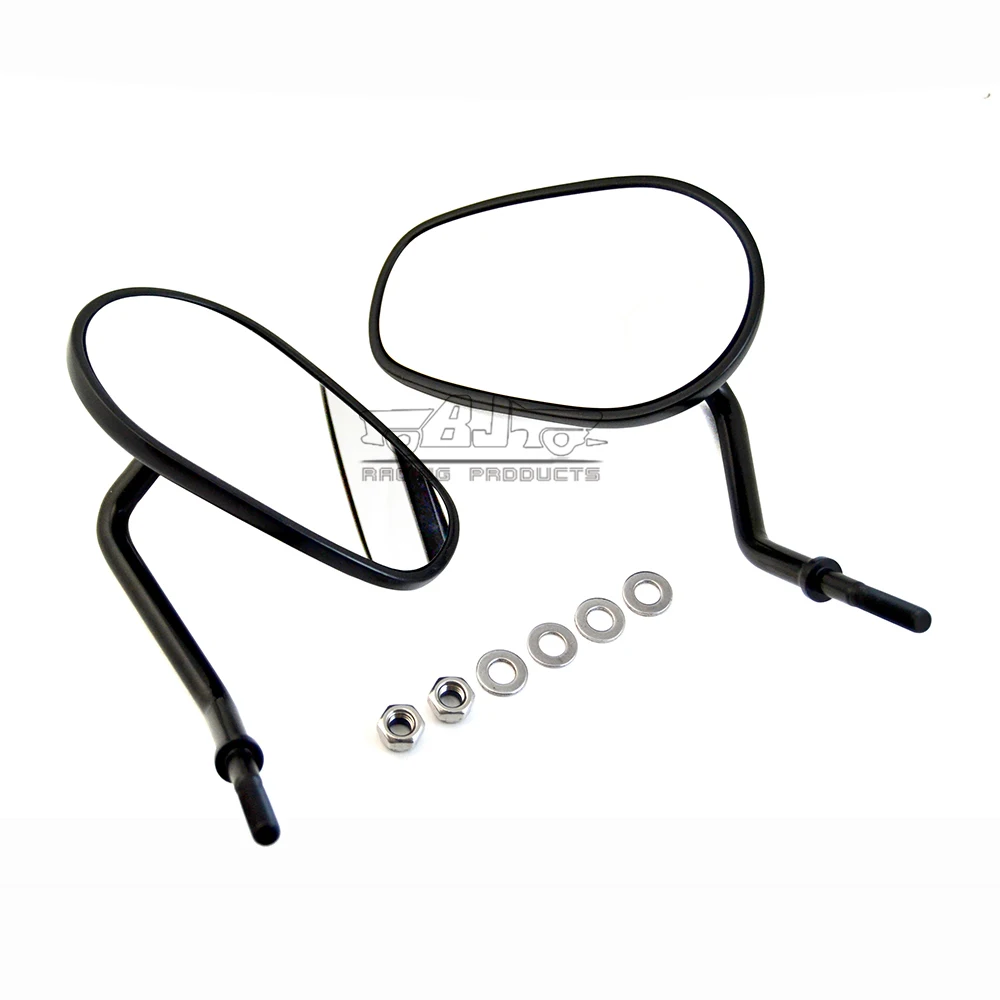 

2 PCS New Motorcycle Rear View Side Mirrors For Harley Davidson Sportster 883 1200 1990-2014 Dyna Softail Street Glide Cross Bones Billet Aluminum
