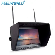 Feelworld PVR1032 10 1 Inch IPS HD FPV Monitor with DVR Built in Battery Dual 5