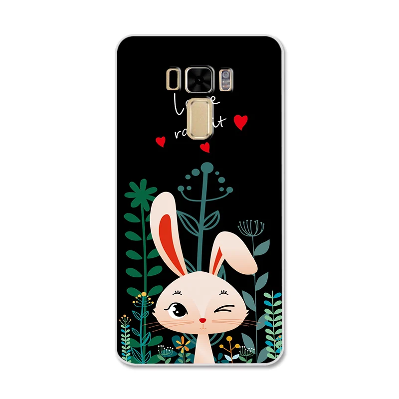 Чехол для Asus Zenfone 3 Laser ZC551KL, мягкий чехол из ТПУ с рисунком кролика, защитный силиконовый чехол s Для Zenfone 3 Laser Fundas - Цвет: ForZenfone3Laser M09