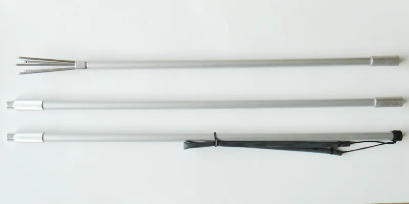 Comprar 2 Metro Unidades 3 piezas aluminio anodizado 5 puntas arpón mano lanza