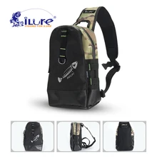ILure Рыбалка сумка Легкий одного плеча Рыбалка груди пакет Сумка для кемпинга Велоспорт Рыбалка Pesca аксессуары