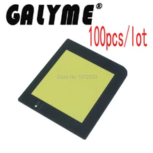 100 шт/партия высококачественный пластиковый защитный экран, линзы для замены, подходят для Nintendo dogameboy Light GBL GBO DMG Pocket w/light hole