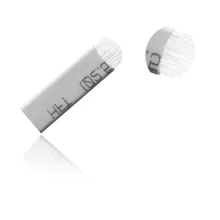 100 шт./лот Руководство татуировки ручки иглы 12 Вышивка Крестом Иглы для постоянного eyebrown Макияж microblading игла белый jm611d-x71 Иглы для татуажа