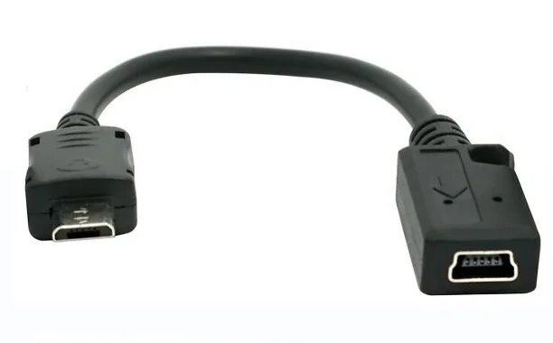 Мини-usb папа к микро-usb B Женский кабель для зарядки данных адаптер конвертер зарядное устройство кабель для передачи данных