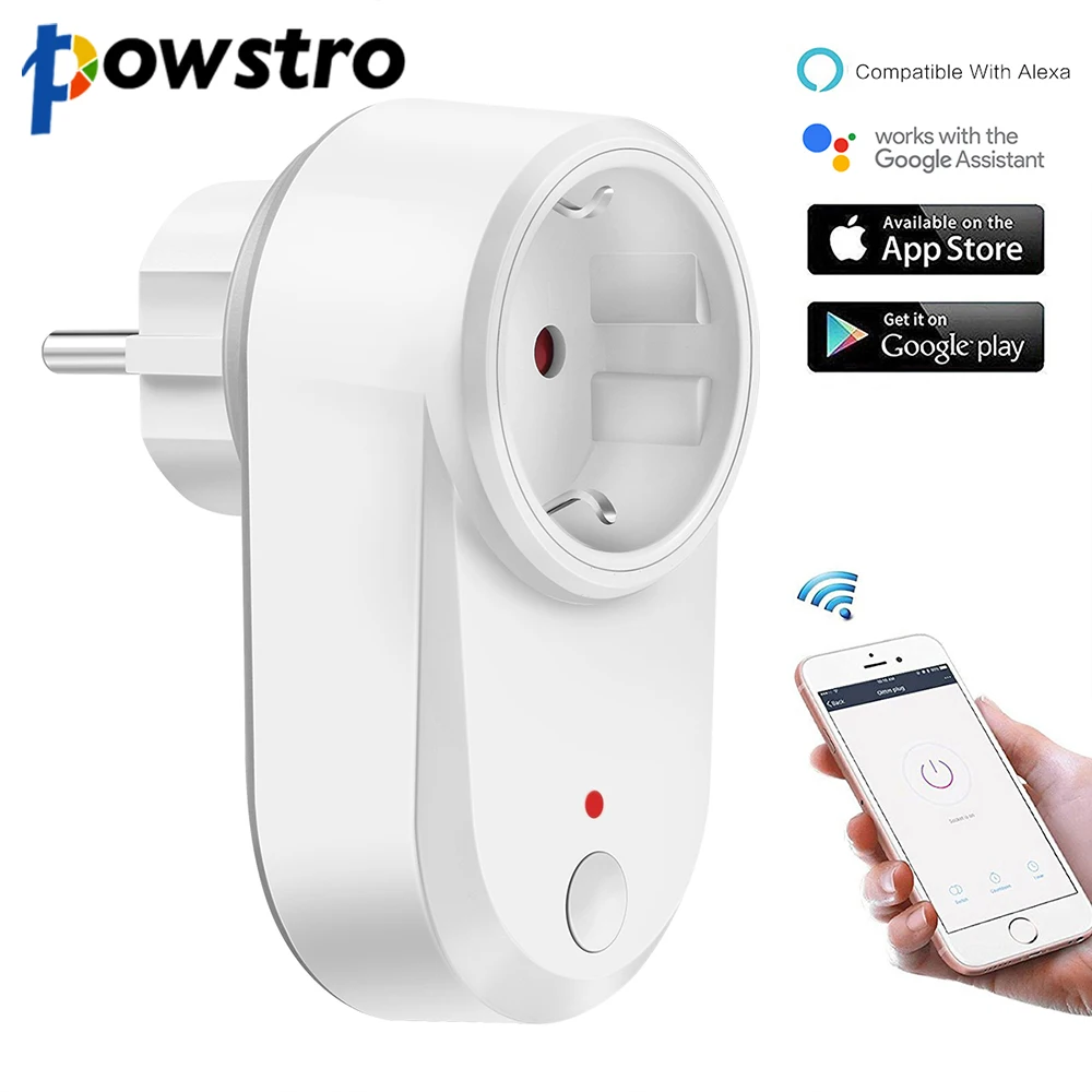 Powstro Wi Fi Мощность Разъем smart Зарядное устройство 3500 Вт 240 В Универсальный