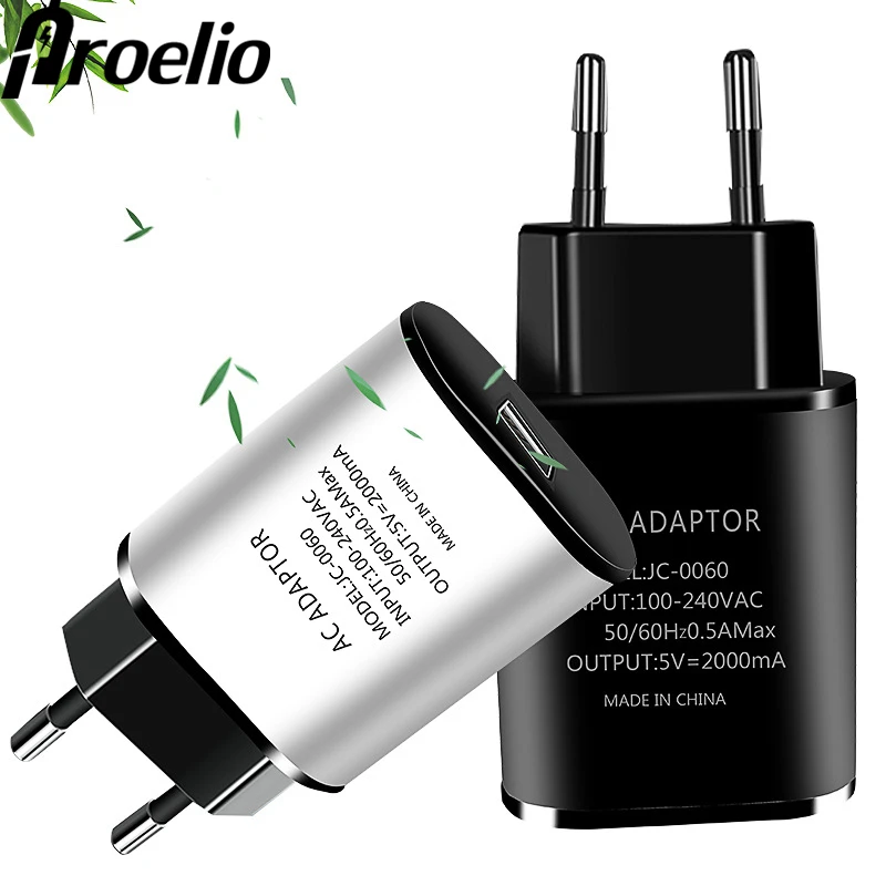 Proelio USB Charger Dual USB Power Adapter Fast Charging For iphone XS Max Samsung Xiaomi Redmi Note 5 Wall Mobile Phone Charger Proelio USB Charger Dual USB Power Adapter Fast Charging For iphone XS Max Samsung Xiaomi Redmi Note 5 Wall Mobile Phone Charger