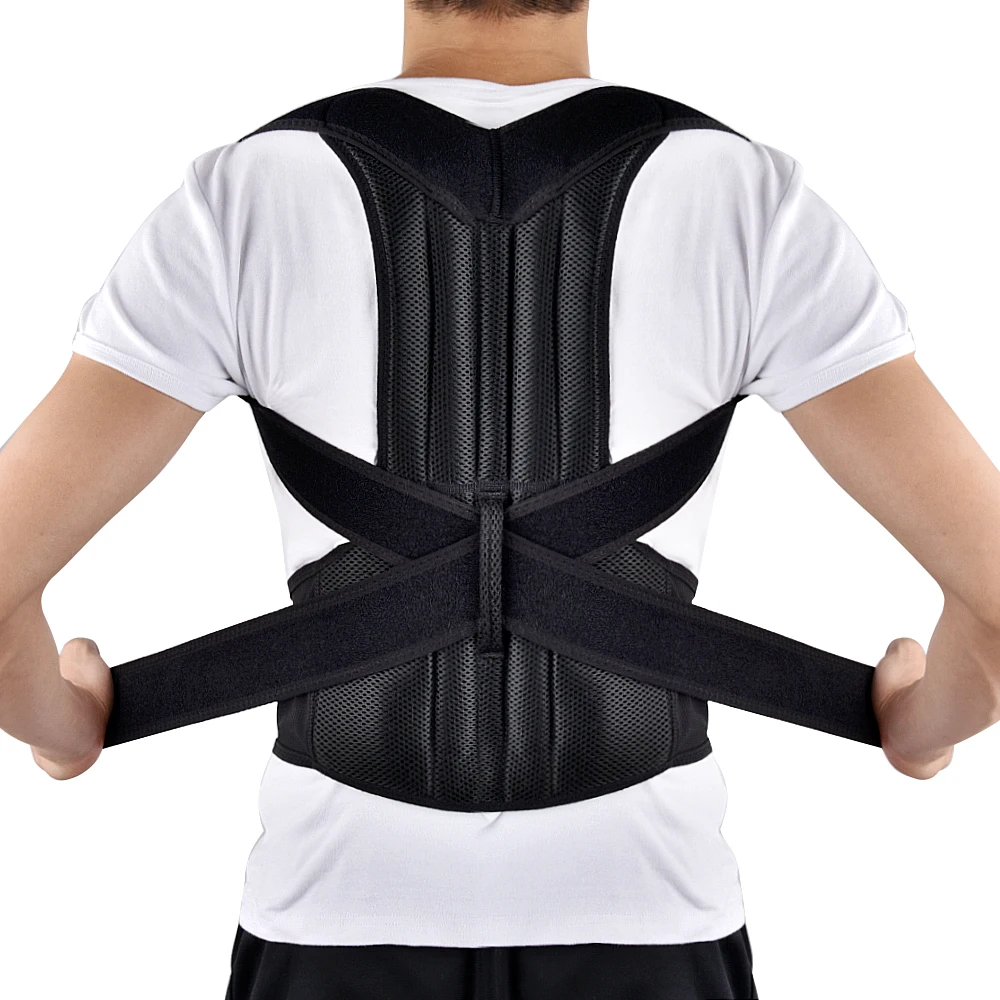 

Adjustable Brace Support Posture Corrector Steel Plate Brace Support Belt Adult Child Shoulder Lumbar Spine Posture Correction