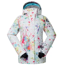 Женские зимние термо водонепроницаемые лыжные куртки спортивные уличные женские пальто походные лыжные Сноубординг кемпинг ветровки MI006