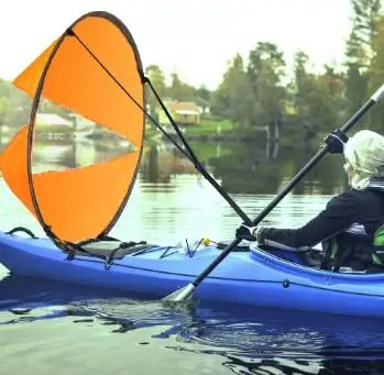 طوي نفخ قوارب الكاياك الشراع قارب AirKayaks Cout اتجاه الريح الرياح مجداف قوارب التجديف قافزة الزورق واضح نافذة الباحة أراجيح