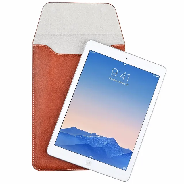 Special Price 9.7'' Universal PU Leather Sleeve Case For New iPad 2017 Air 2 Pro 9.7 Samsung TAB A6 Sleeve Bag tab3 Tablet Cover for iPad 2018
