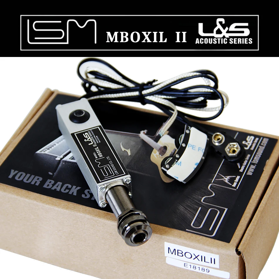 LSM EQ MBOXILII звуковая дыра с двойной катушкой для акустической и классической гитары