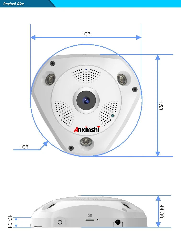 4MP HD рыбий глаз Беспроводная ip-камера wifi 360 градусов Мини WiFi камера сеть Домашняя безопасность панорамный фотоаппарат ИК камера наблюдения