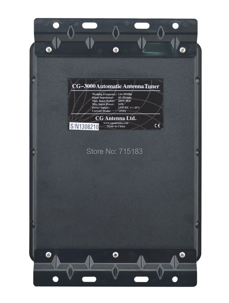 CG-3000 オートアンテナチューナー 数メートルのワイヤーで1.8MH から