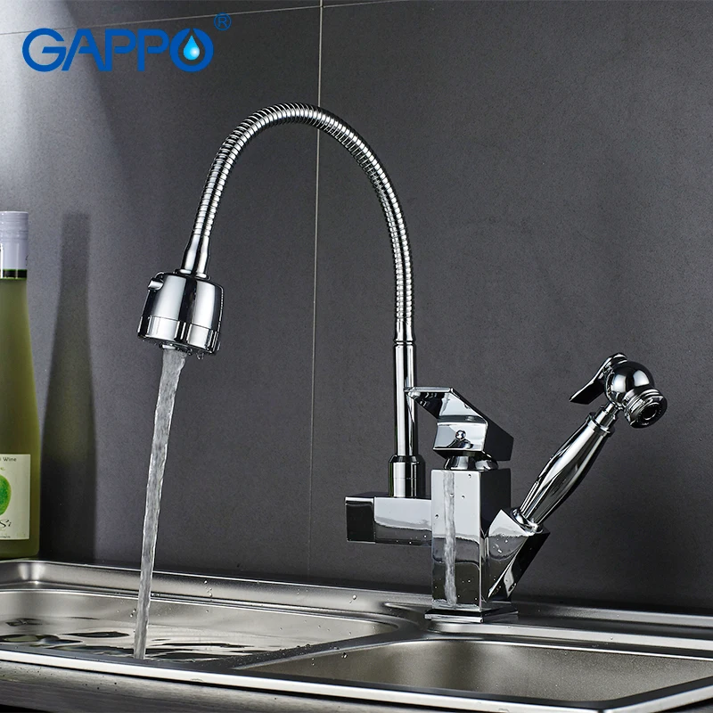 

Gappo kitchen Faucets rotatable kitchen pull out water mixer Faucets flexible kitchen sink mixer deck mounted mixers taps