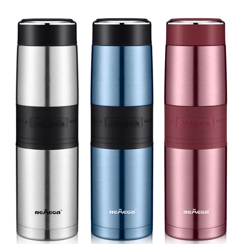 

Car Thermos Bottles 600ML 304 Stainless Steel Insulate Vacuum Flasks Men Tea Cups Warm Gifts for Friends Portable Outdoor Cup