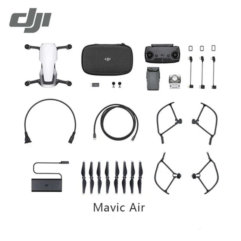 DJI Mavic Air drone/Mavic Fly More Combo с 4 K 100 Мбит/с видеокамерой 32 МП Sphere Panoramas км пульт