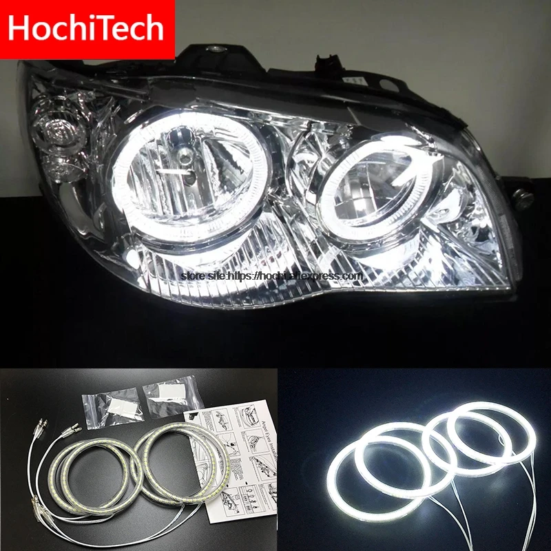 HochiTech для Fiat Albea 2005 2012 ультра яркие SMD белые светодиодные глаза ангела лм 12 В