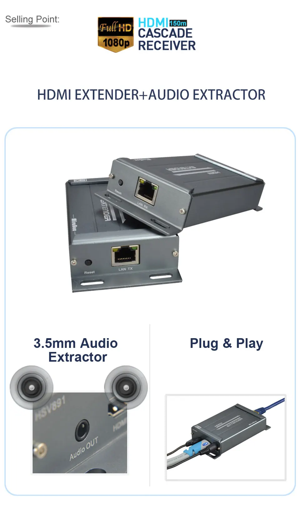 HDMI EXTENDER HSV891_4