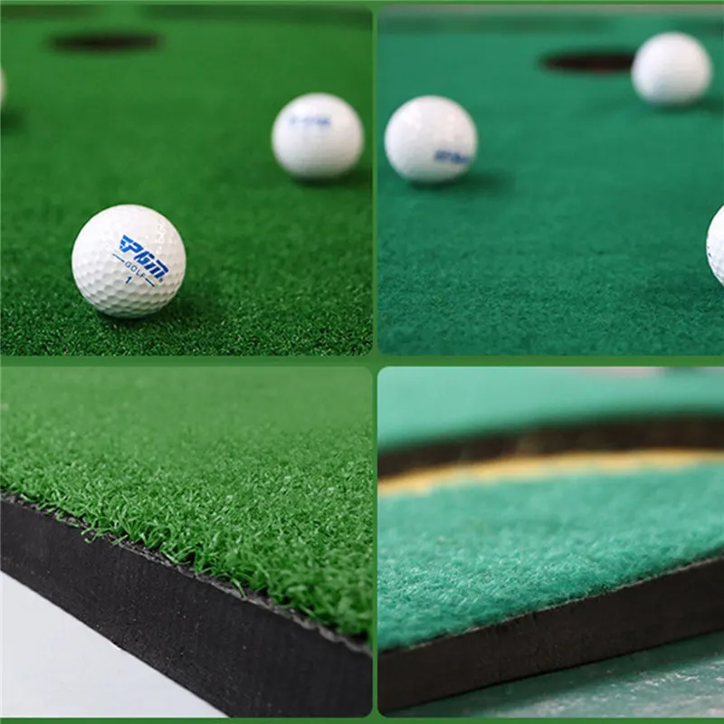 Pgm Golf Putting Mat Golf Putter Trainer Green Putter Carpet Big