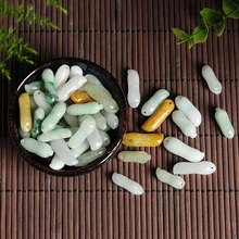 10 шт. DIY три цвета Ювелирное Украшение из нефрита натуральный нефритовый сумка с браслетом подвесные части Бирма арахиса бисером аксессуары для вязания