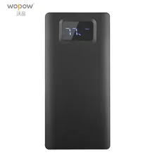 Wopow 20000 mah Power bank Ultra Thin Portable Power Bank with LCD Display Large Capacity 20000mah External Battery Backup