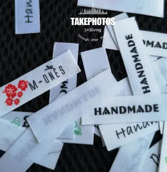 

128 Custom Clothing Labels Personalized Name Tags For Children/can iron or sew/Clothing Name Labels,Organic Cotton Labels Tags